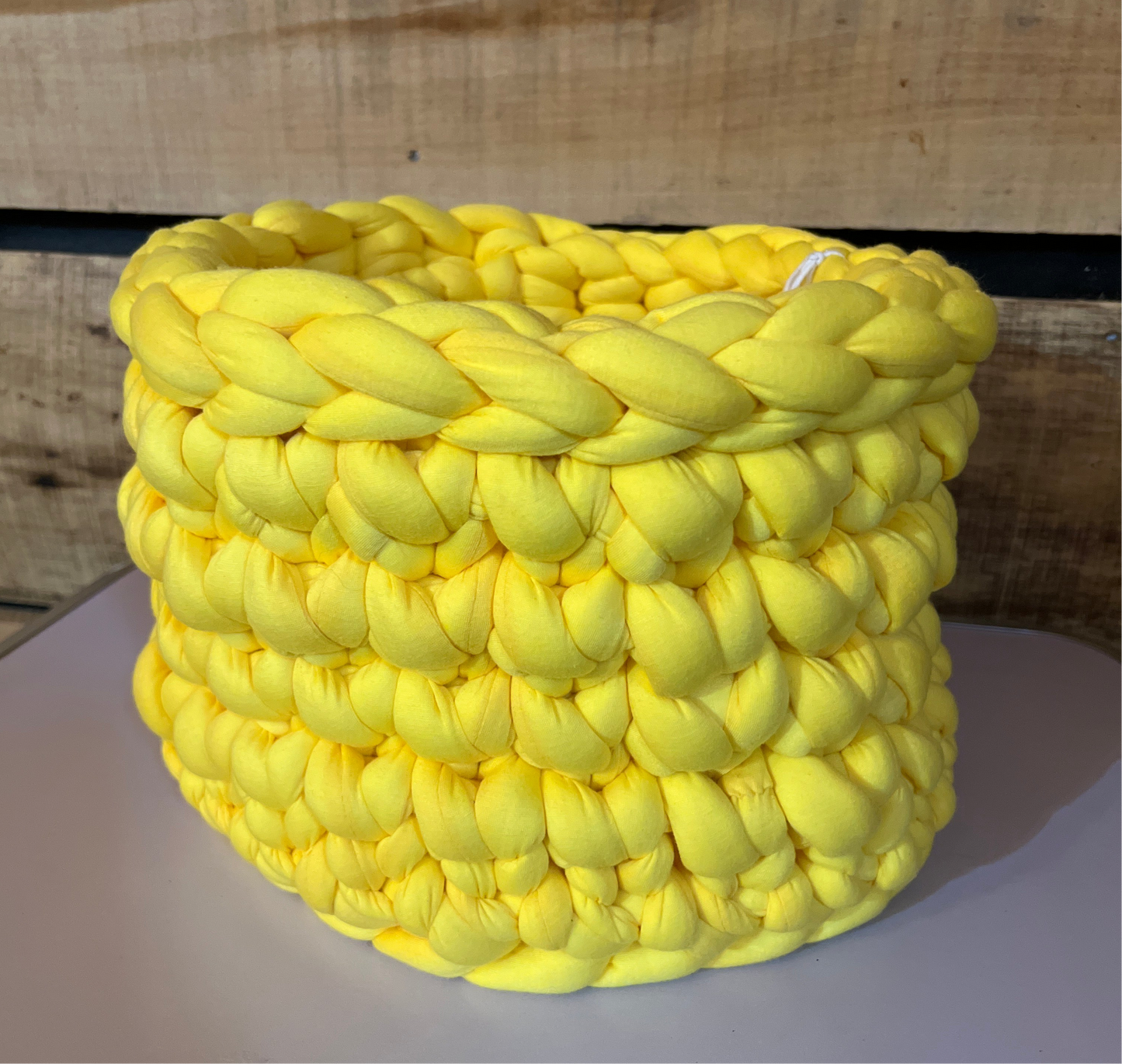 Large Yellow Basket