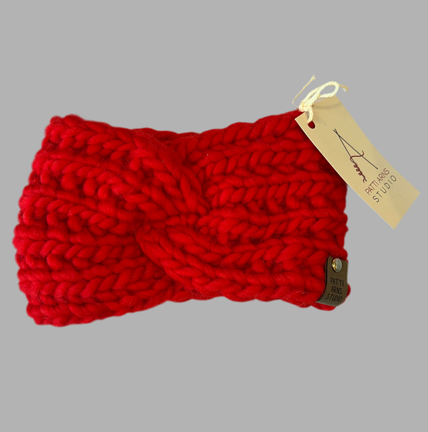 Twist Knot Headband - Red