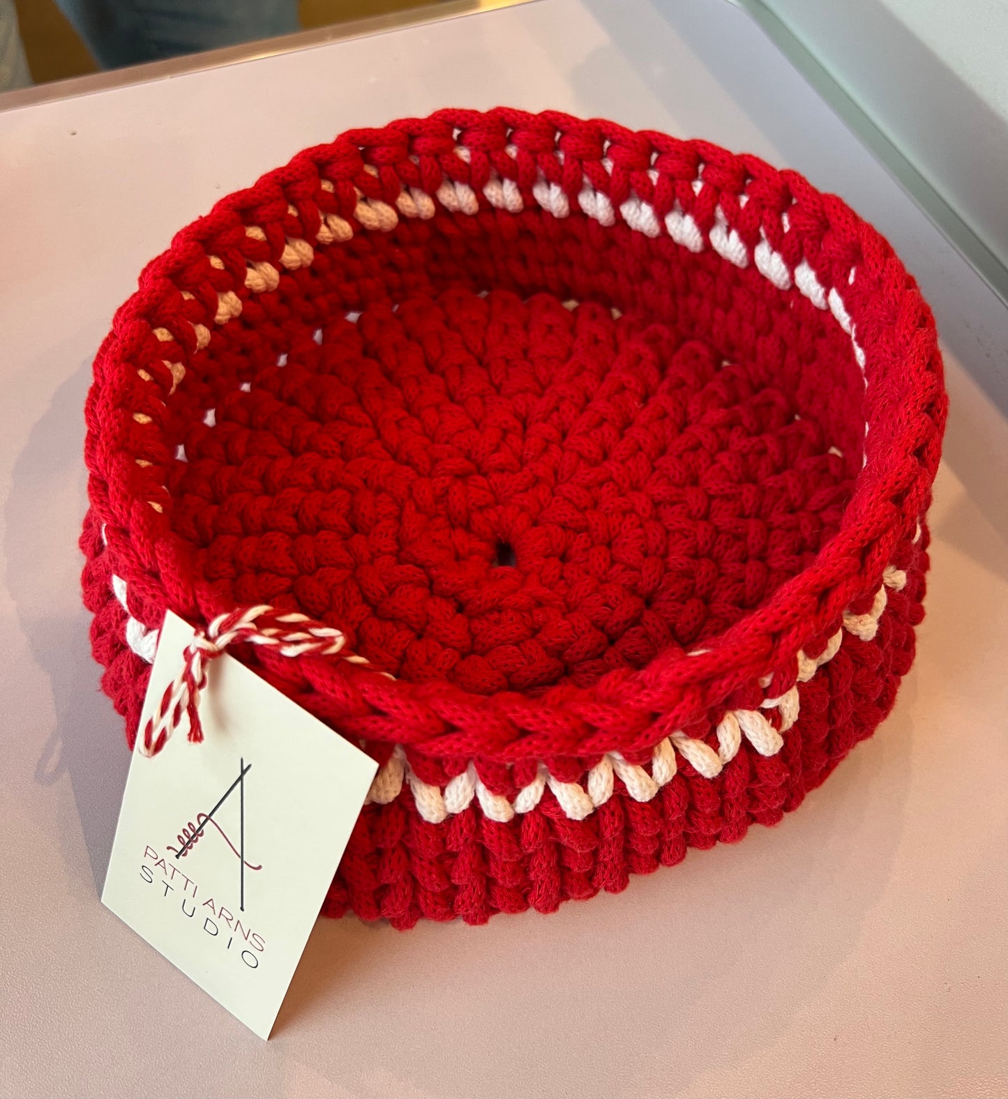 Red Cord Basket