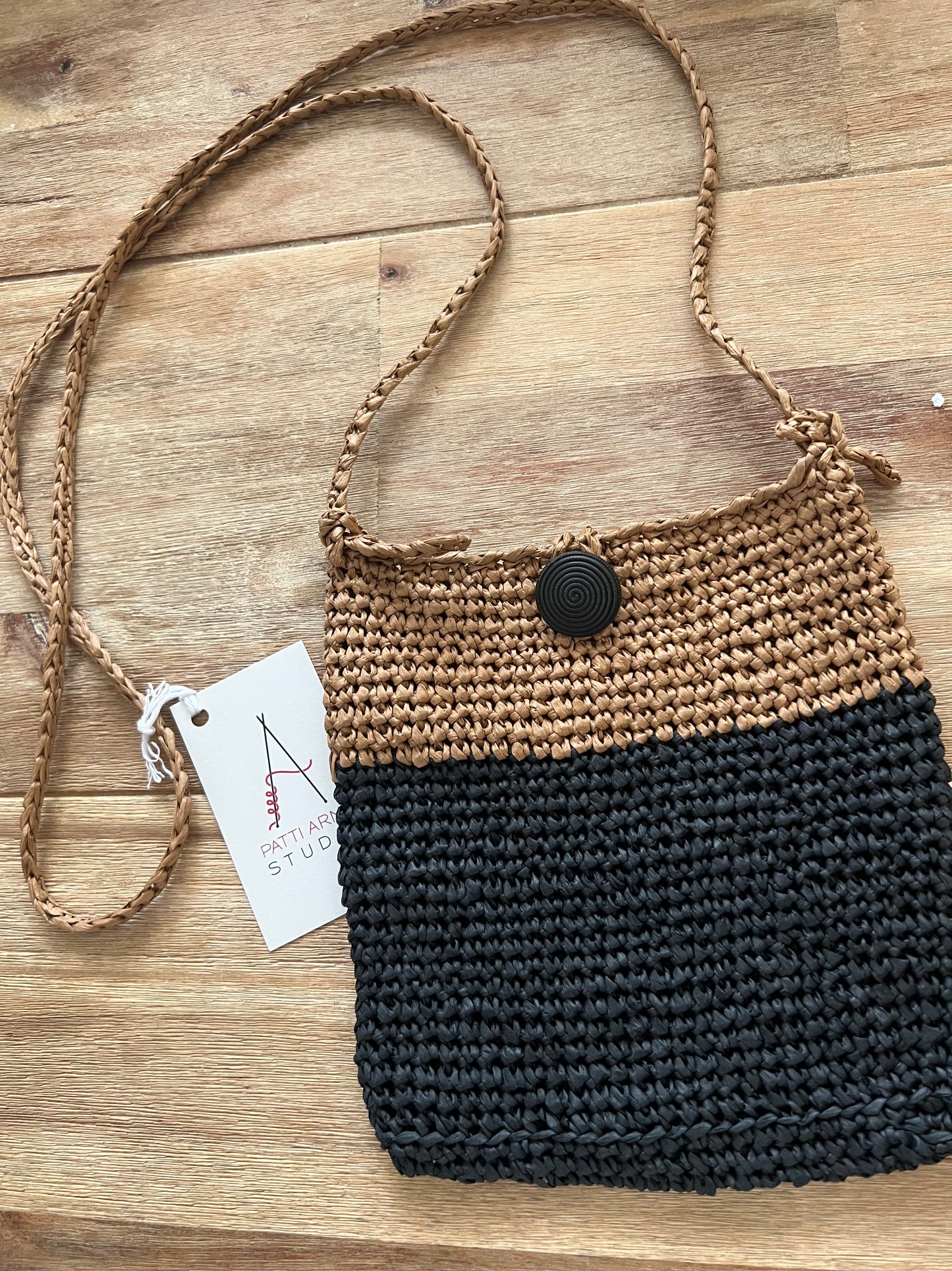 Crossbody Purse - Brown and Black