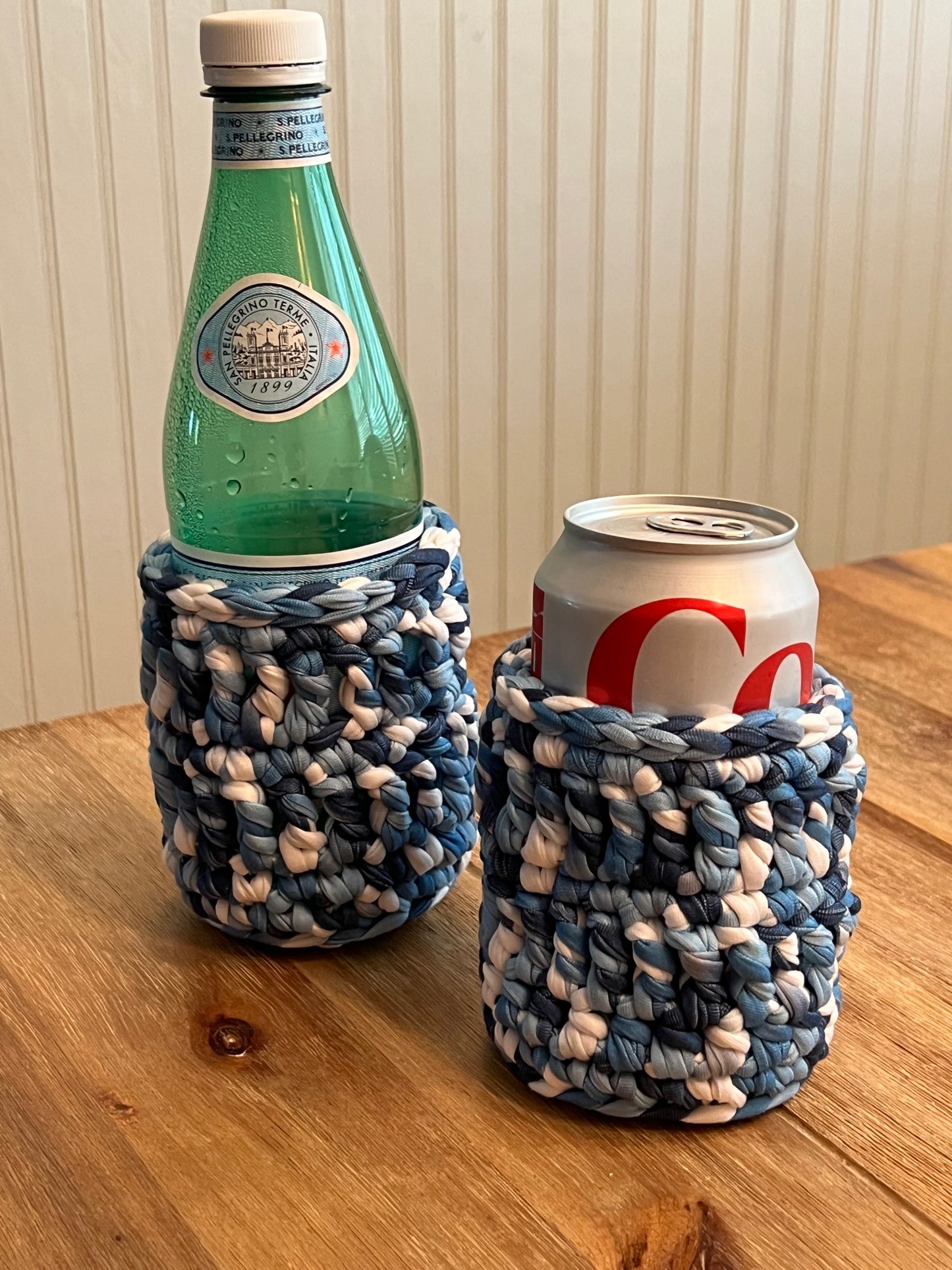 Blue Multi Color Koozie