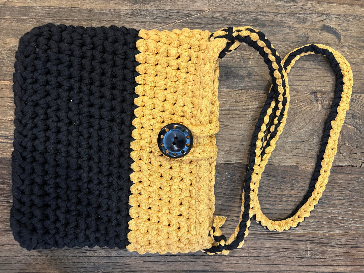 Hand crocheted purse