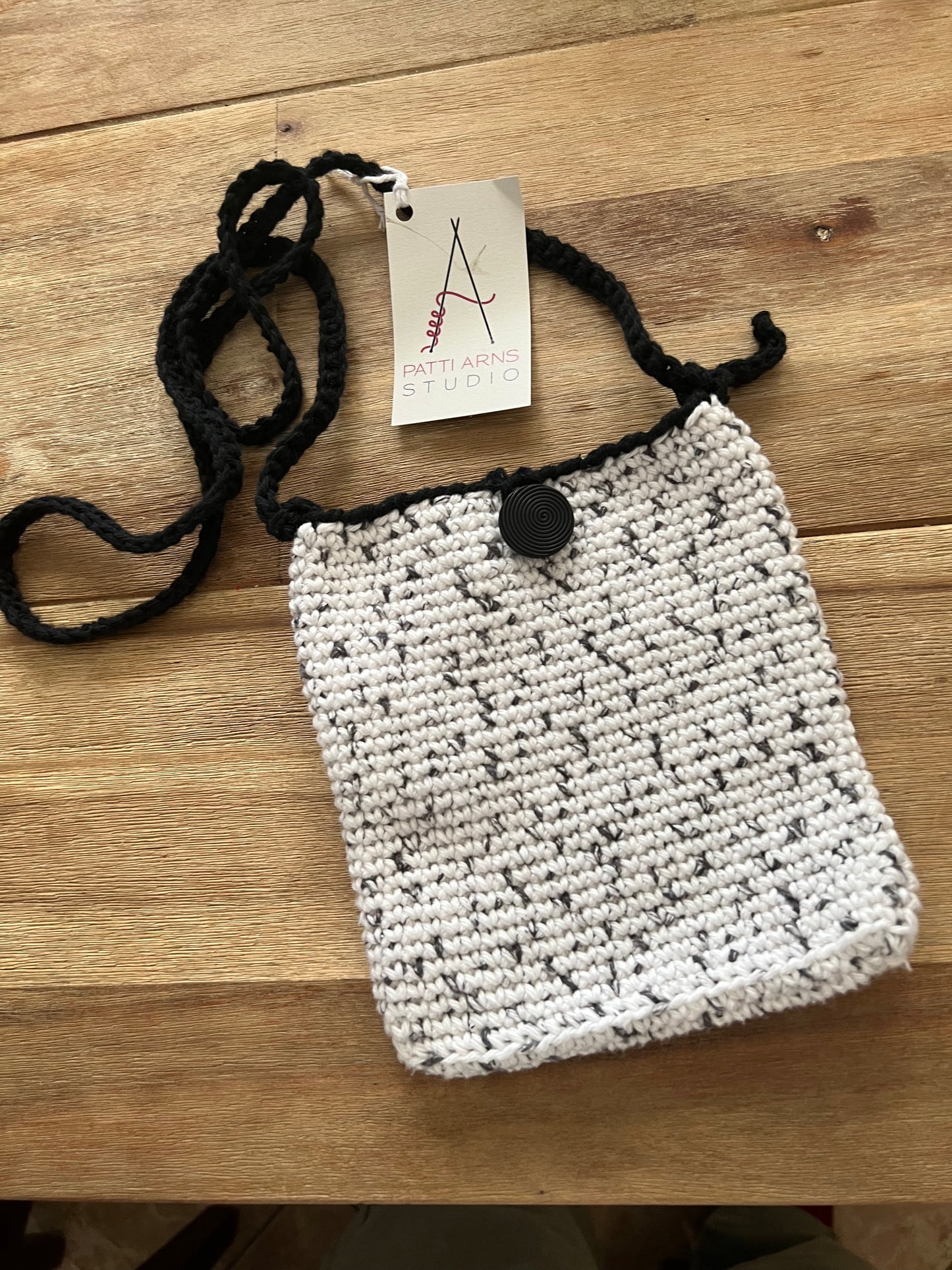 Crossbody Purse - Black & White
