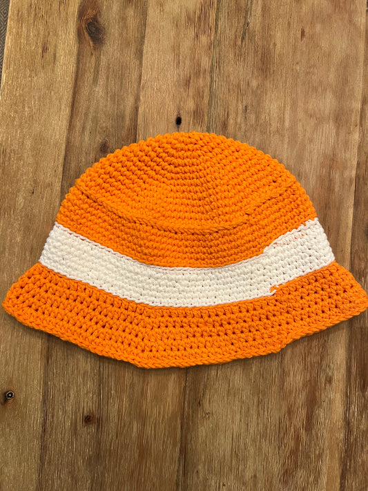 Bucket Hat - Tennessee Orange Stripe
