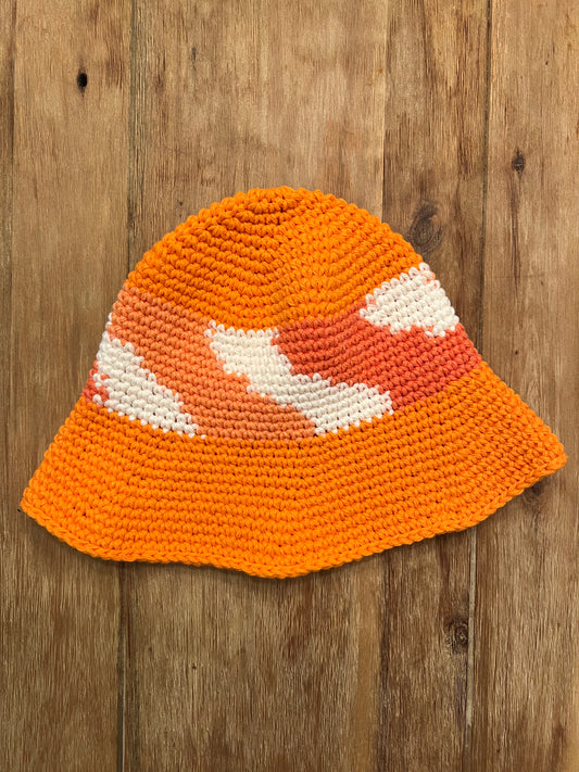 Bucket Hat - Tennessee Orange Stripe 2
