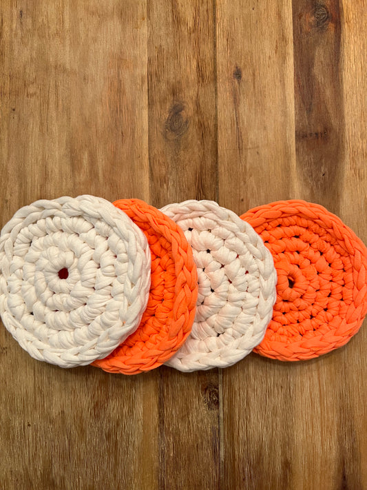 Coaster Set - Tennessee Orange