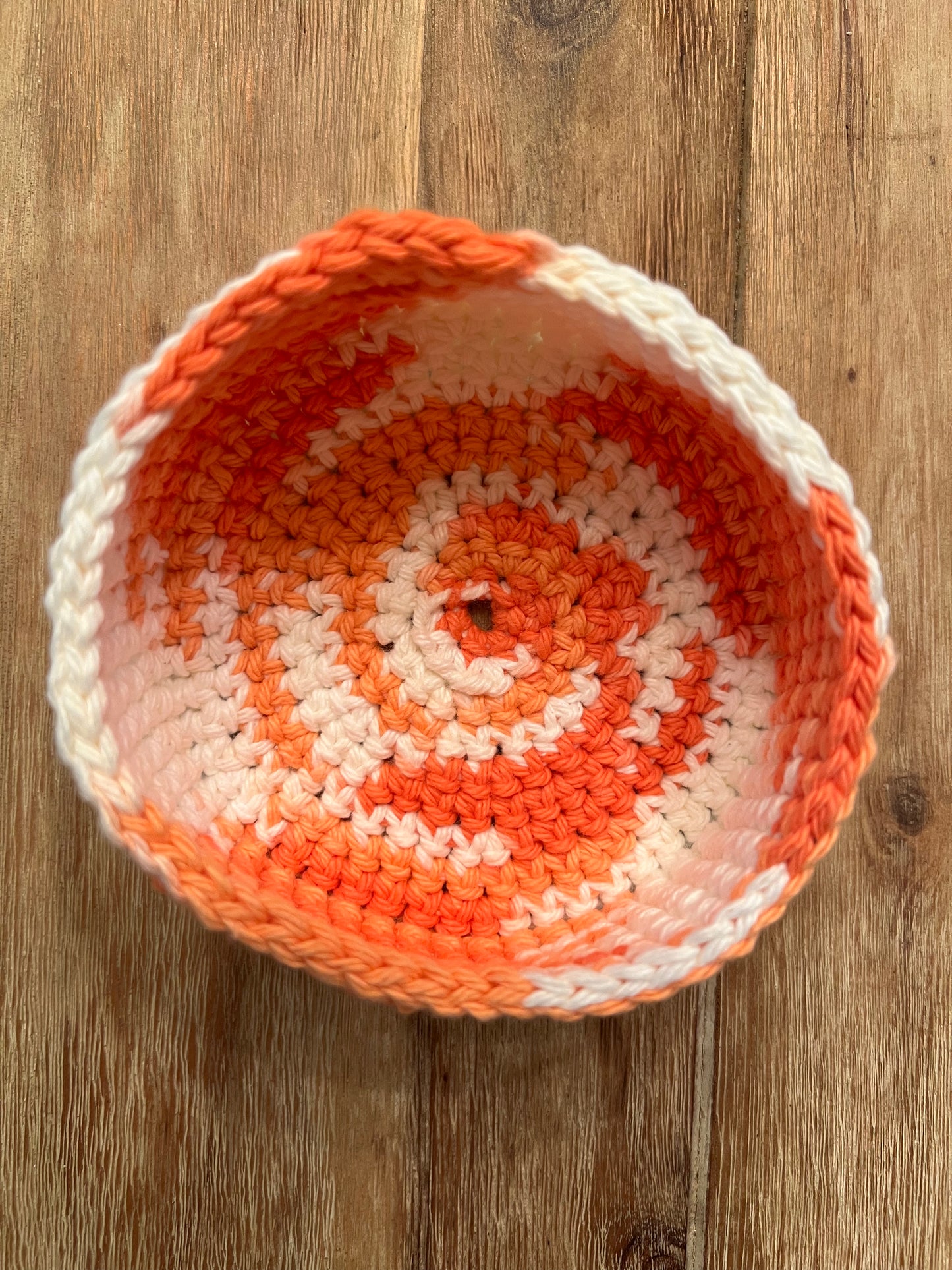 Basket - Tennessee Orange Swirl