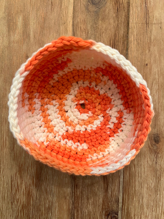 Basket - Tennessee Orange Swirl