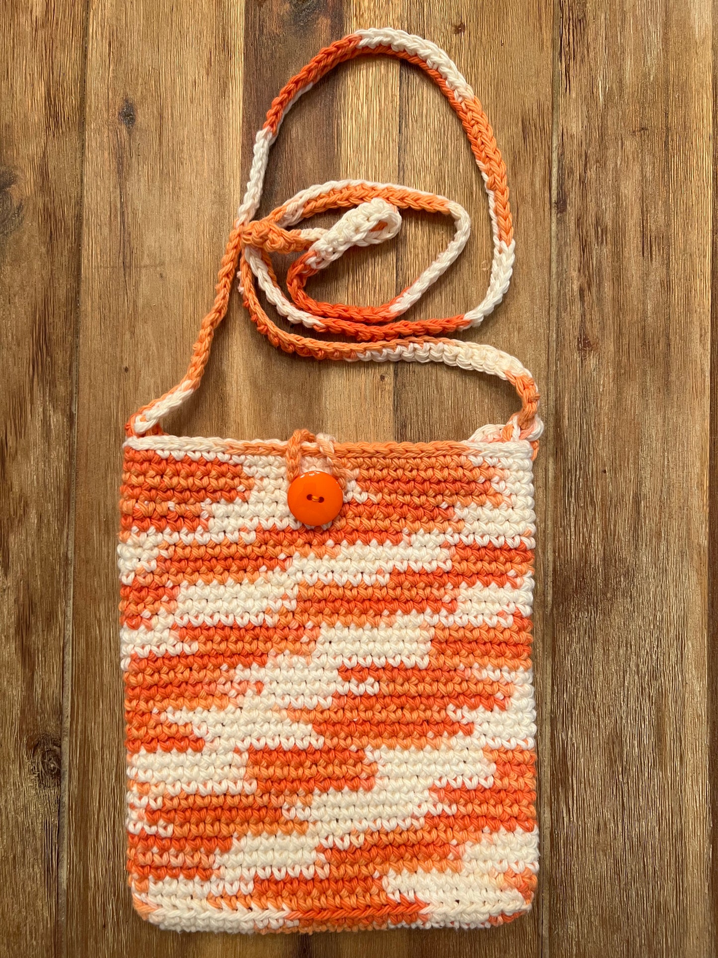 Crossbody Bag - Tennessee Orange Stripe 2