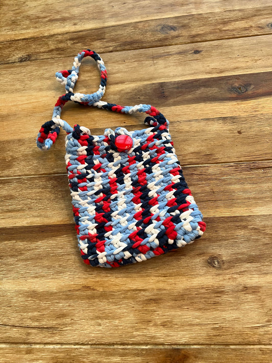 Red, White & Blue Stadium Compliant Purse Stripe